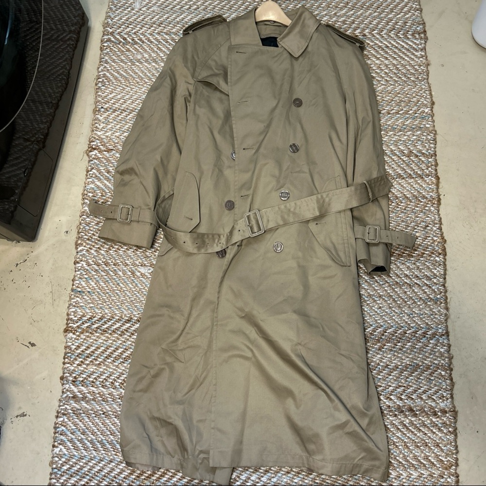 Vintage London Fog Towne 40L Trench Coat Khaki